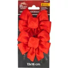 MagicHome Karácsonyi Dekoráció masni, piros, 2db, 13 x 16 cm