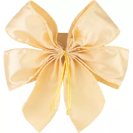 MagicHome Karácsonyi Dekoráció masni, arany, 2db, 13 x 16 cm