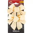 MagicHome Karácsonyi Dekoráció masni, arany, 2db, 13 x 16 cm