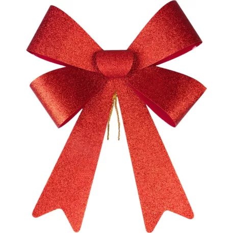 MagicHome Karácsonyi Dekoráció masni, piros, 38 x 30 cm