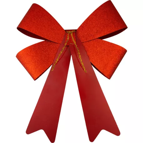 MagicHome Karácsonyi Dekoráció masni, piros, 38 x 30 cm