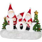MagicHome Karácsonyi Dekoráció, Mikulás , 11x24.5x19.5 cm