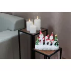 MagicHome Karácsonyi Dekoráció, Mikulás , 11x24.5x19.5 cm