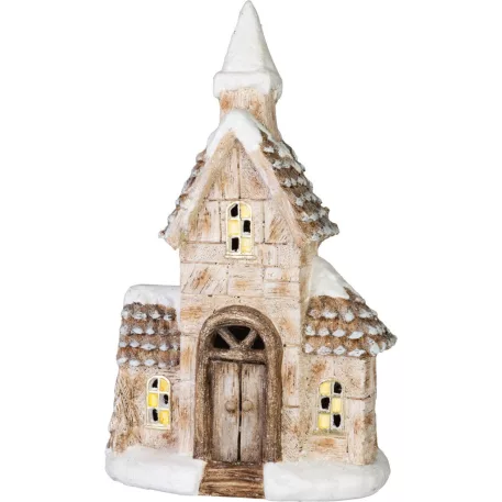 MagicHome karácsonyi dísz, házikó, LED, 28 x 14.5 x 46 cm