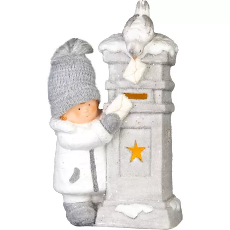 MagicHome karácsonyi dísz, Gyerekek, LED, 22.5 x 14.5 x 39 cm