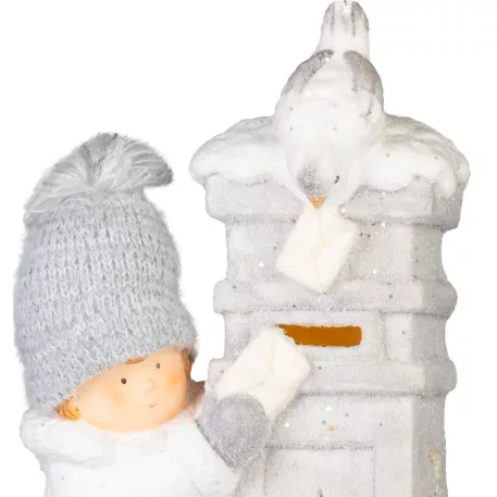 MagicHome karácsonyi dísz, Gyerekek, LED, 22.5 x 14.5 x 39 cm