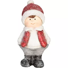MagicHome Karácsonyi Dekoráció Fiú,  8.3 x 5.5 x 15.5 cm