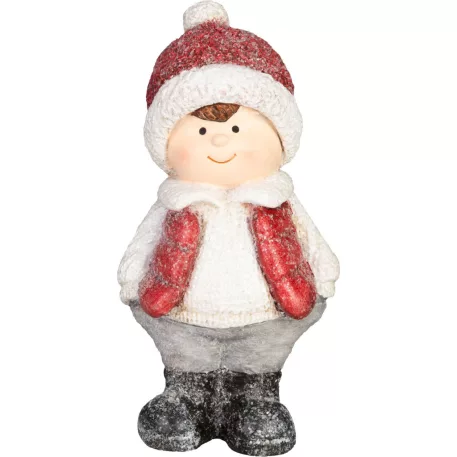 MagicHome Karácsonyi Dekoráció Fiú,  8.3 x 5.5 x 15.5 cm