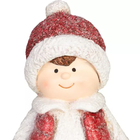 MagicHome Karácsonyi Dekoráció Fiú,  8.3 x 5.5 x 15.5 cm