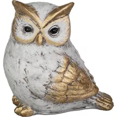MagicHome karácsonyi dekoráció, Bagoly, 7x9x9,5 cm