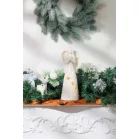 MagicHome karácsonyfadekoráció, Angyal, LED, 9x9.3x26 cm