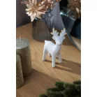 MagicHome Karácsonyi Dekoráció, Rénszarvas, 8.8 x 4.7 x 13.5 cm