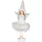 MagicHome karácsonyfadísz, Angyal, 4,5x11x15 cm