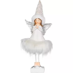 MagicHome karácsonyfadísz, Angyal, 4,5x11x15 cm