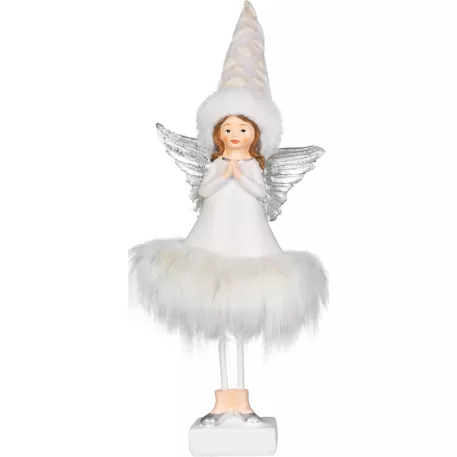 MagicHome karácsonyfadísz, Angyal, 4,5x11x15 cm