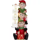 MagicHome Karácsonyi Dekoráció, Manó, LED, 13.3 x 12.5 x 30.5 cm