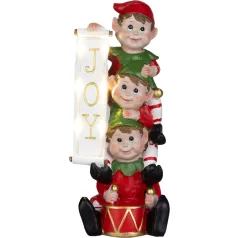   MagicHome Karácsonyi Dekoráció, Manó, LED, 13.3 x 12.5 x 30.5 cm