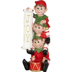   MagicHome Karácsonyi Dekoráció, Manó, LED, 13.3 x 12.5 x 30.5 cm