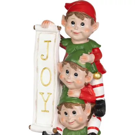 MagicHome Karácsonyi Dekoráció, Manó, LED, 13.3 x 12.5 x 30.5 cm