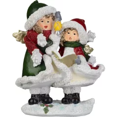 MagicHome karácsonyi dísz, Gyerekek, 13.2 x 8.8 x 17 cm