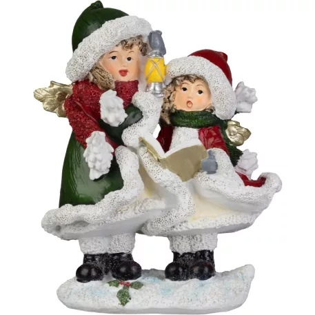 MagicHome karácsonyi dísz, Gyerekek, 13.2 x 8.8 x 17 cm