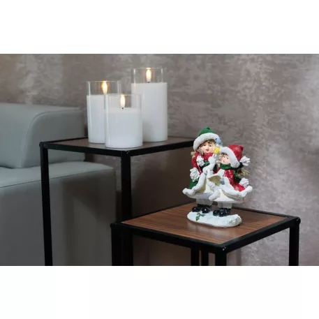 MagicHome karácsonyi dísz, Gyerekek, 13.2 x 8.8 x 17 cm