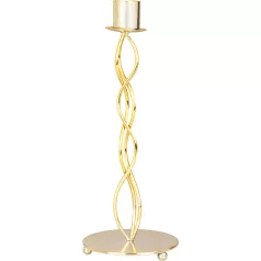 MagicHome karácsonyi gyertyatartó, 8,2x8,2x21,6 cm