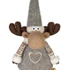 MagicHome Karácsonyi Dekoráció, Fiú Rénszarvas, 21 x 13 x 53 cm