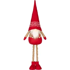   MagicHome Karácsonyi Dekoráció, Törpe, kihúzható lábakkal, 21 x 13 x 90 cm