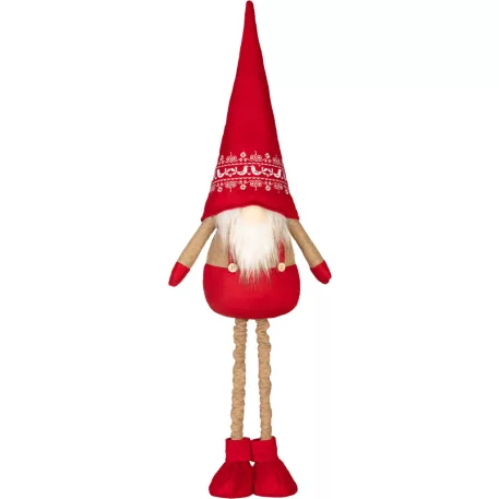 MagicHome Karácsonyi Dekoráció, Törpe, kihúzható lábakkal, 21 x 13 x 90 cm