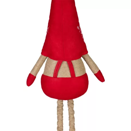 MagicHome Karácsonyi Dekoráció, Törpe, kihúzható lábakkal, 21 x 13 x 90 cm