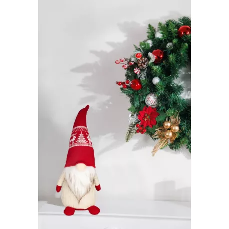 MagicHome Karácsonyi Dekoráció,  Törpe, 17 x 15 x 45 cm