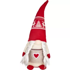   MagicHome Karácsonyi Dekoráció,  Törpe, Lány, 17 x 15 x 45 cm