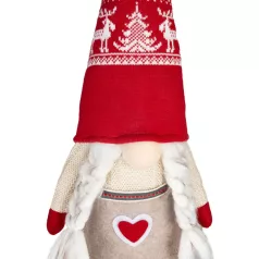   MagicHome Karácsonyi Dekoráció,  Törpe, Lány, 17 x 15 x 45 cm