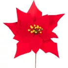 MagicHome karácsonyi virág, mikulásvirág, piros, 24 cm