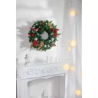 MagicHome karácsonyi virág, mikulásvirág, piros, 24 cm