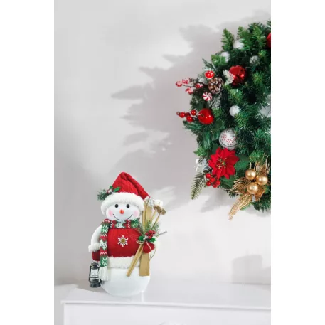 MagicHome karácsonyi dísz, Hóember, 30.5 x 21.5 x 48 cm