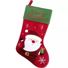 Dekoráció MagicHome Karácsonyi Csizma, 3 db, 25 x 41 cm