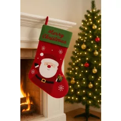 Dekoráció MagicHome Karácsonyi Csizma, 3 db, 25 x 41 cm