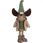 MagicHome Karácsonyi Dekoráció, Fiú Rénszarvas, 22 x 14 x 53 cm