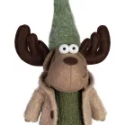 MagicHome Karácsonyi Dekoráció, Fiú Rénszarvas, 22 x 14 x 53 cm