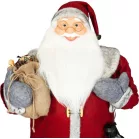 MagicHome Karácsonyi Dekoráció, Mikulás, piros, 120 cm