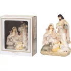 Betlehemi dekoráció - Jézus születése, 14x9x18 cm, minták keveréke