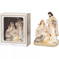   Betlehemi dekoráció - Jézus születése, 14x9x18 cm, minták keveréke