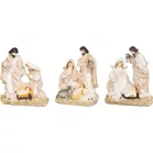 Betlehemi dekoráció - Jézus születése, 14x9x18 cm, minták keveréke