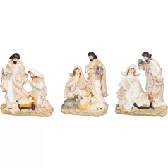   Betlehemi dekoráció - Jézus születése, 14x9x18 cm, minták keveréke