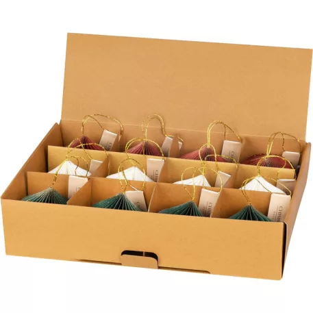 Karácsonyfadísz, gömb, 8 cm, színkeverék