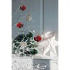 Karácsonyfadísz, gömb, 8 cm, színkeverék