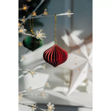 Karácsonyfadísz, gömb, 8 cm, színkeverék