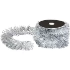 Girland, 9cm x 10m, ezüst